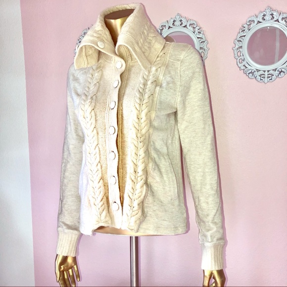 Anthropologie Sweaters - Off white Saturday-Sunday cardigan